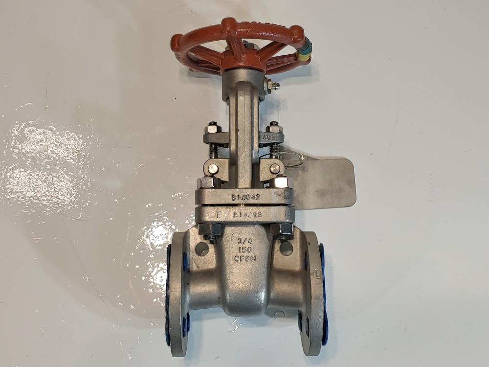 Ladish 3/4" 150#RF CF8M Gate Valve - FIG: 8275-1052-TT03-A07B