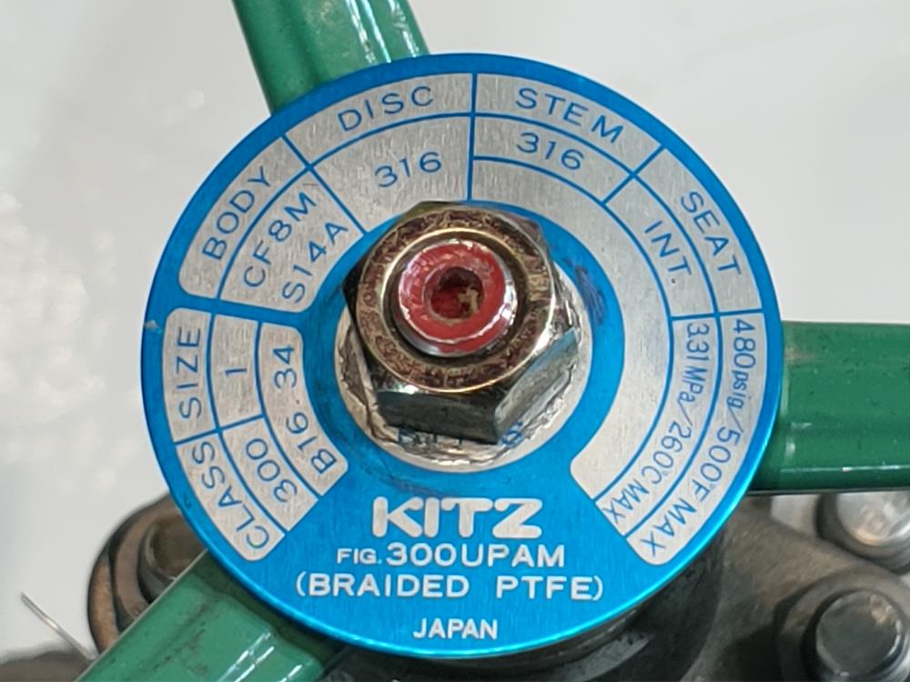 Kitx 1" 300# Globe CF8M Valve