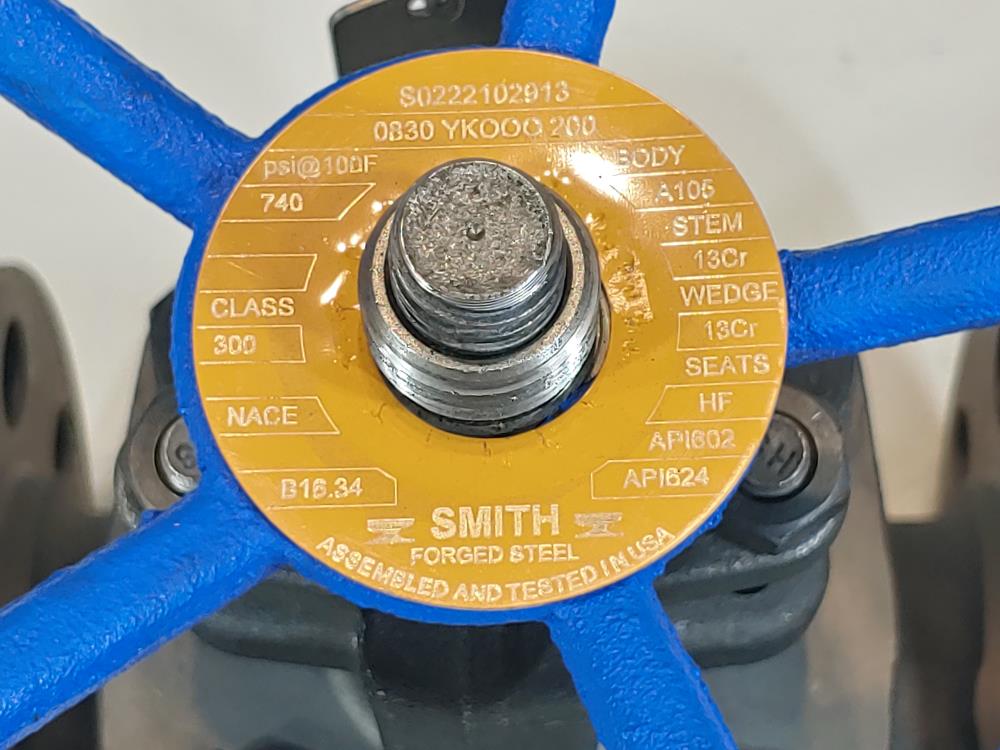 Smith 2" 300# RF A105/Nace Gate Valve