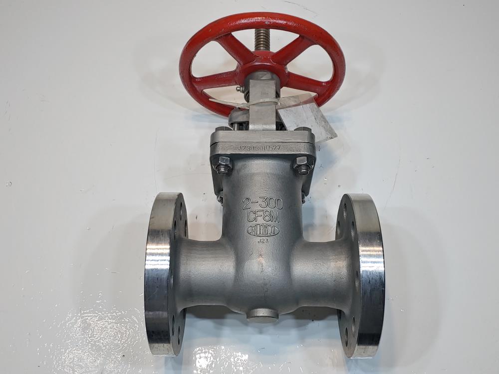 Aloyco 2" 300# RF CF8M Gate Valve