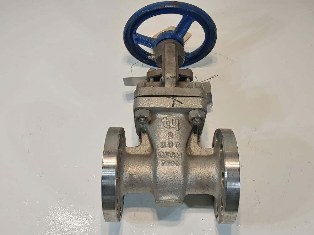 TY 2" 300# RF CF8M Gate Valve