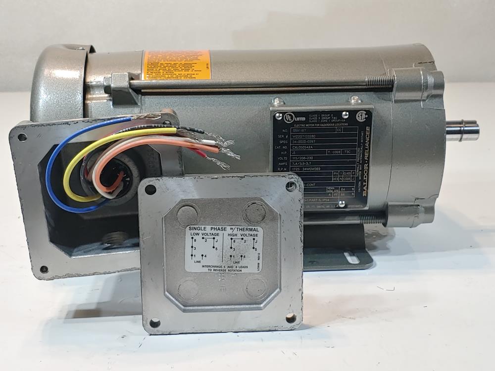 Baldor .5 HP Motor CXL050542A  G691187