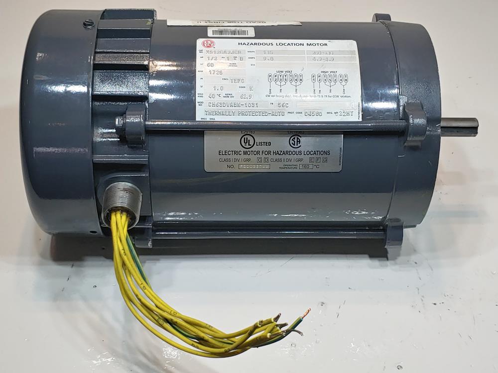 US Motors 1/2HP Motor CH63DVABK-1031 / XS12CA2JCR