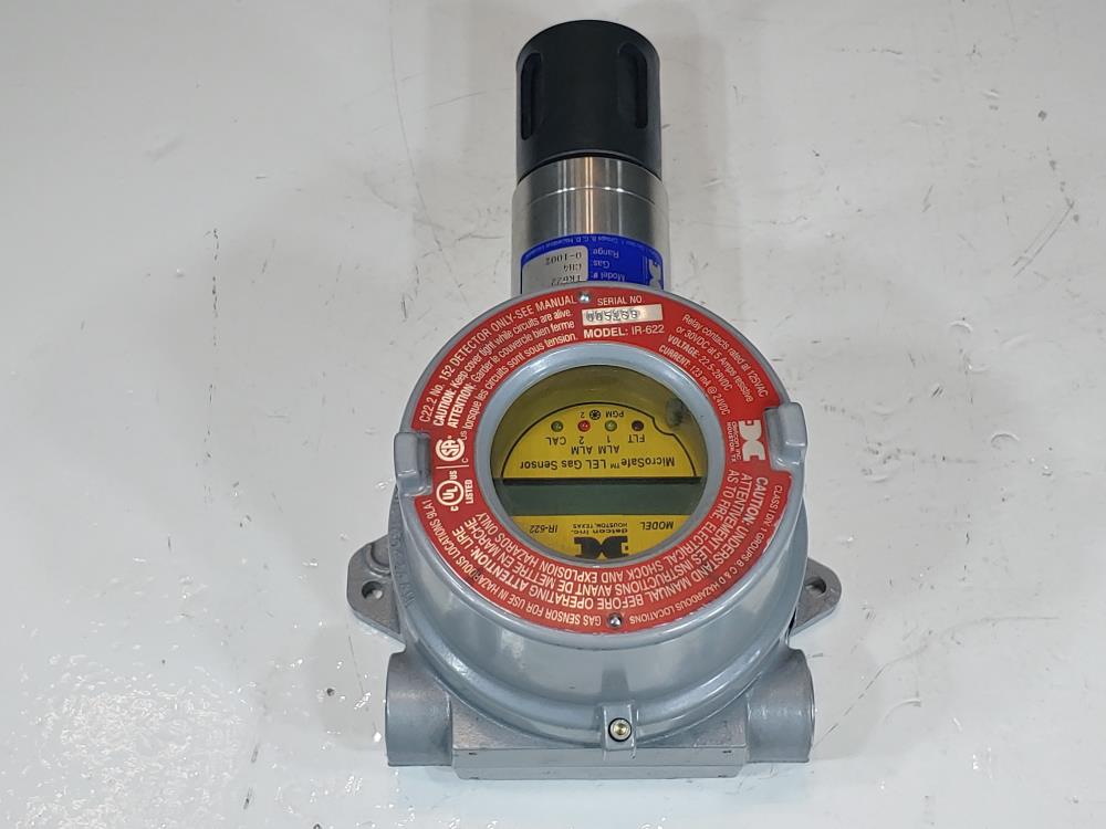 Detcon MicroSafe LEL Gas Sensor IR-622