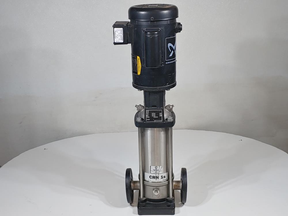 Grundfos 1" Centrifugal Pump A96081804-P10716441 CRN1S-15-A-FGJ-G-E-HQQE w/1HP 