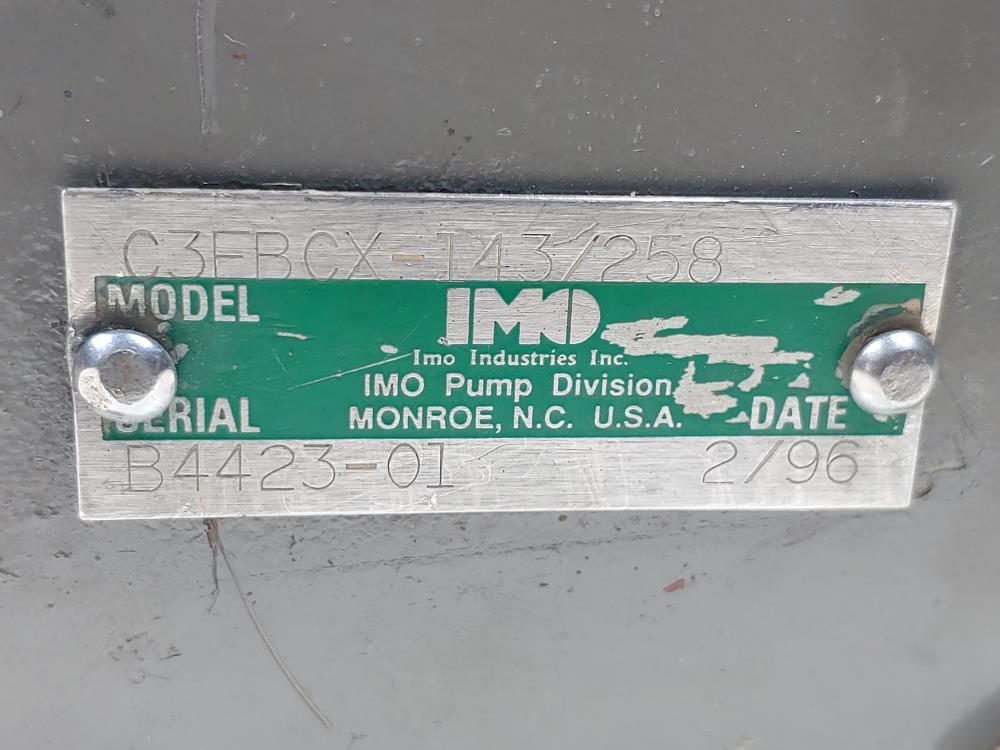 IMO 1-1/2" X 2" PUMP C3FBCX-143/258