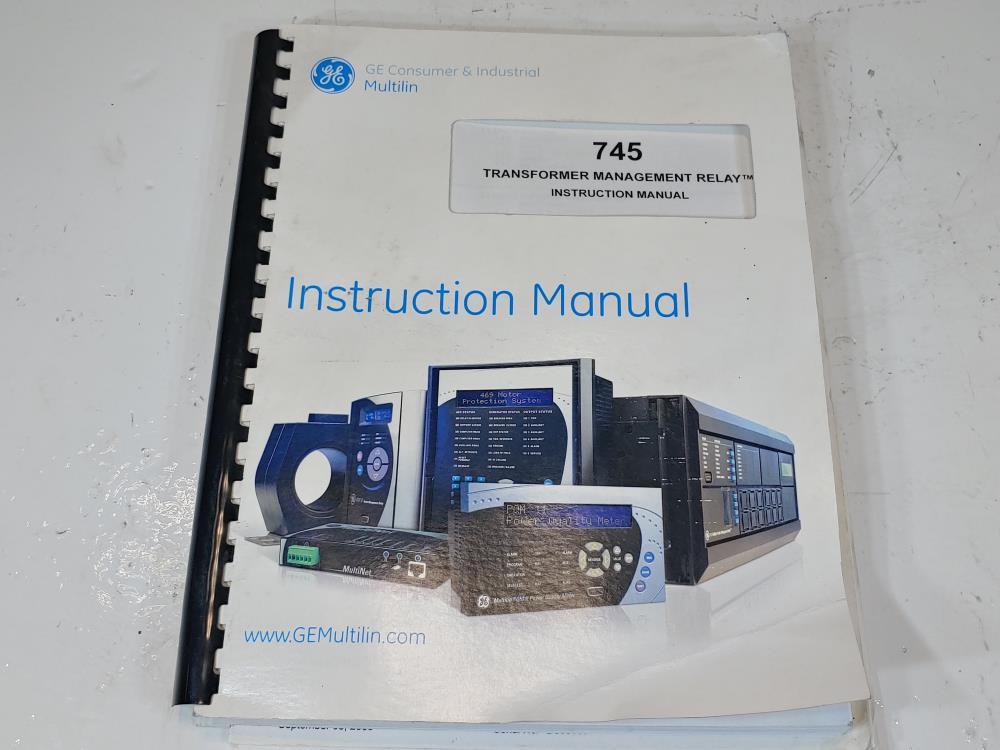 General Electric 745-W2-P5-G5-HI-A-R Transformer Protection System