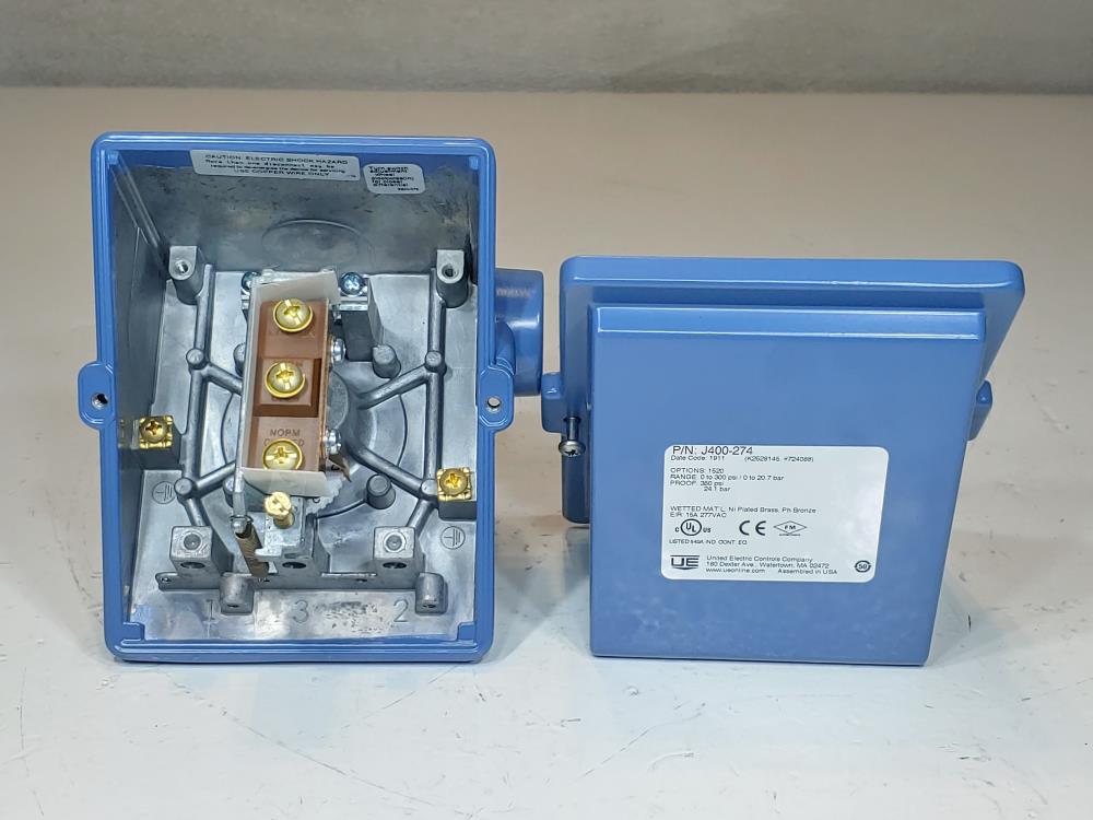 United Electric Pressure and Temperature Switch J400-274