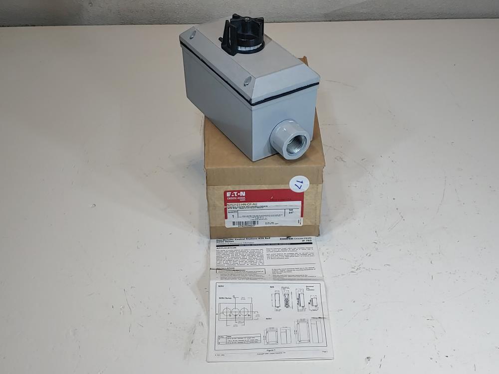 Eaton Selector Switch Control Station N2S2123-HN-OF-AU