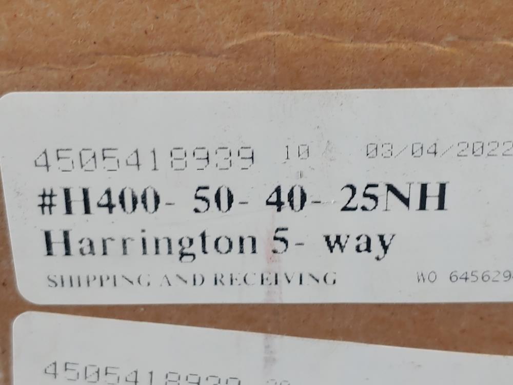 Harrington Storz 5-Wat Manifold H400-50-40-25NH