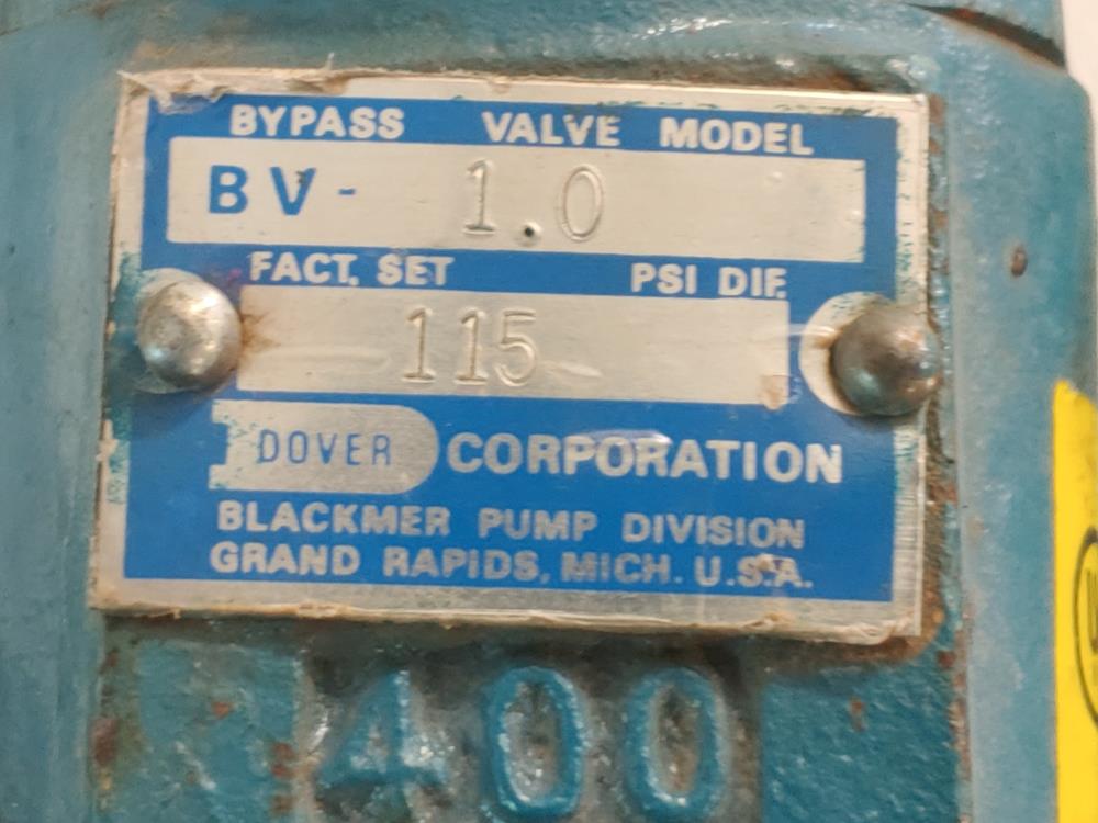 Blackmer ( Dover ) 1"  BV Series Bypass Valve 400 WOG