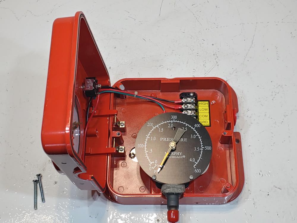 Interrupteur De Pression Murphy OPLC-S-5000 Occasion - Manomètre Pour Applications Industrielles