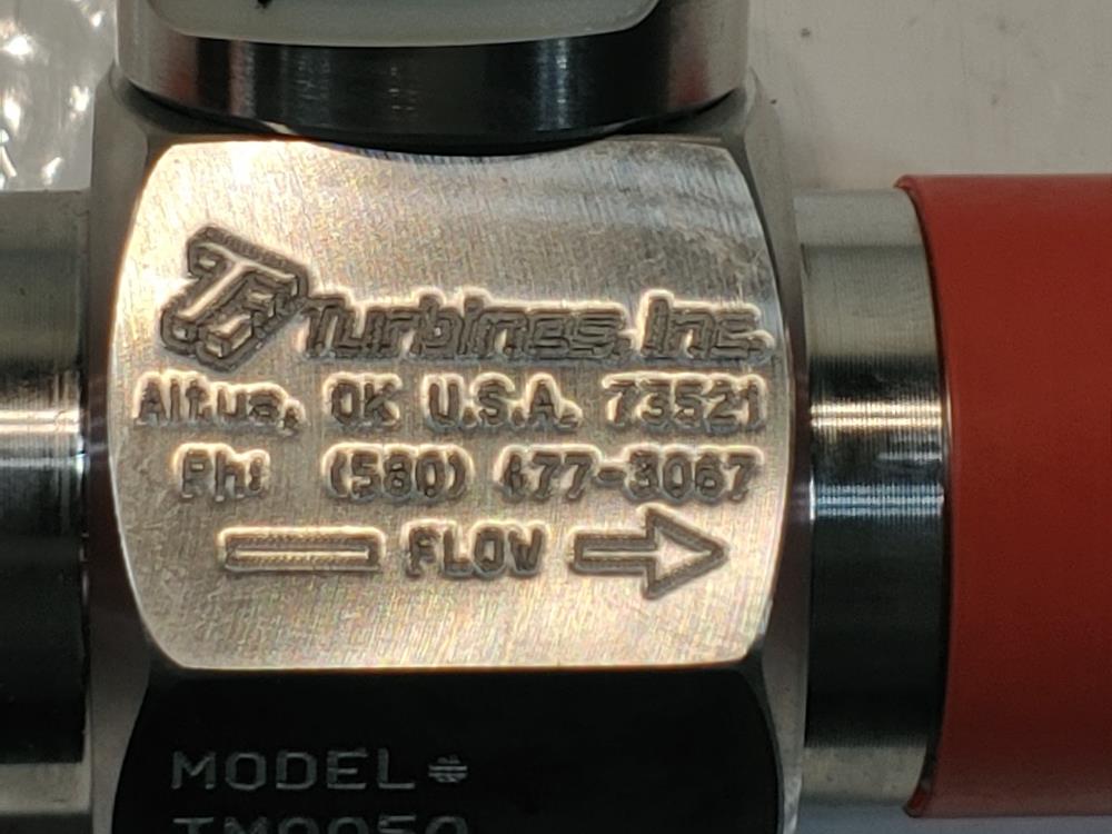 Turbines Inc. Liquid In-Line Flow Meter SST Model#: TM0050