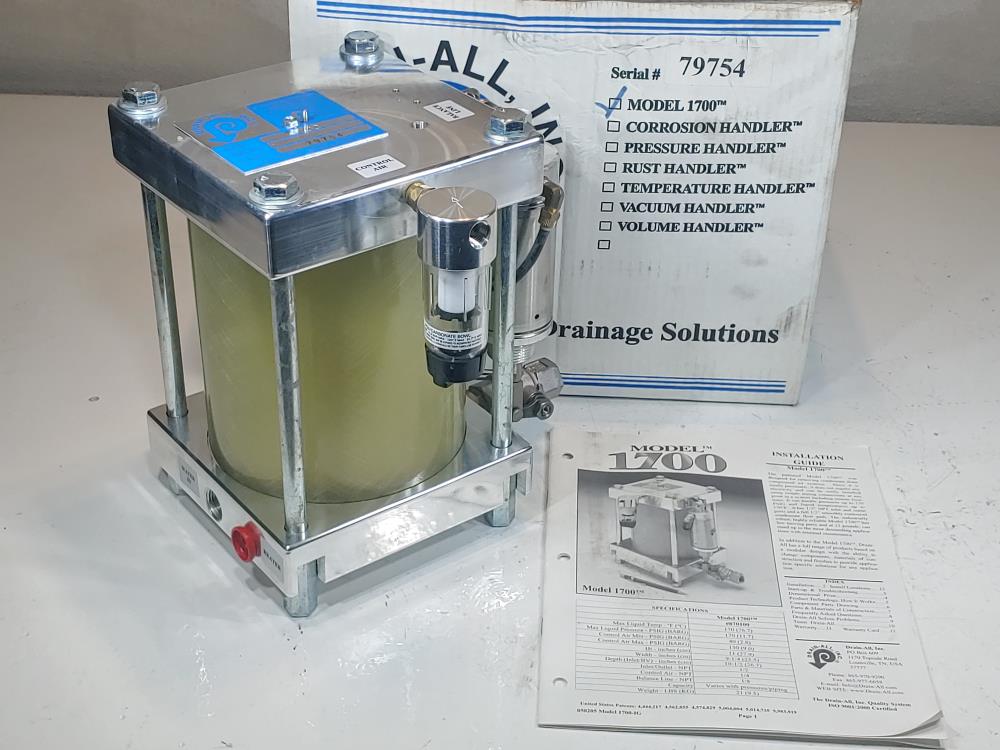 Drain-All, Inc. Air Drain Trap, Model 1700