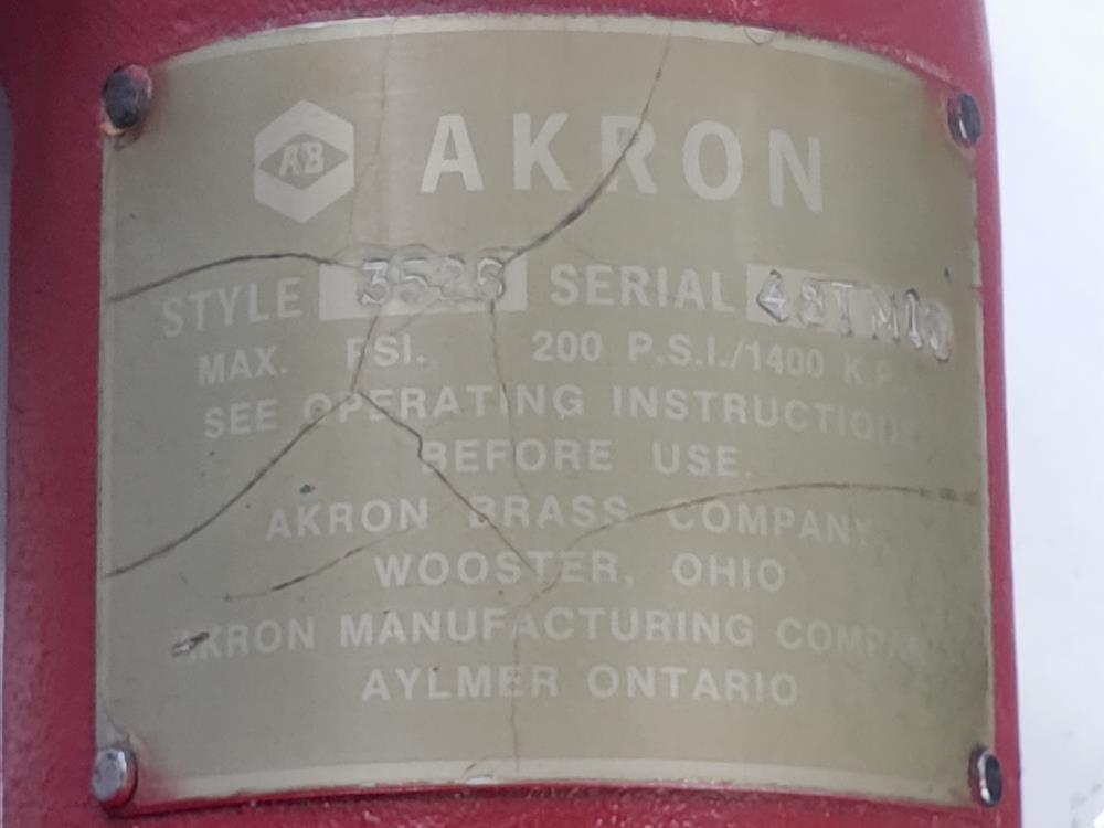 Akron Brass Omega XP Monitor 3" Flange x 2.5" NH Outlet, Style 3526