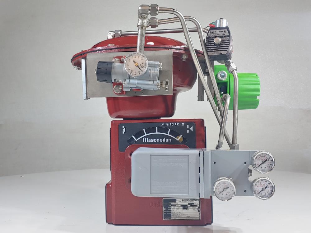 Masometer Ii Masoneilan Dresser 33-37112 Minitork II Pneumatic Control Valve