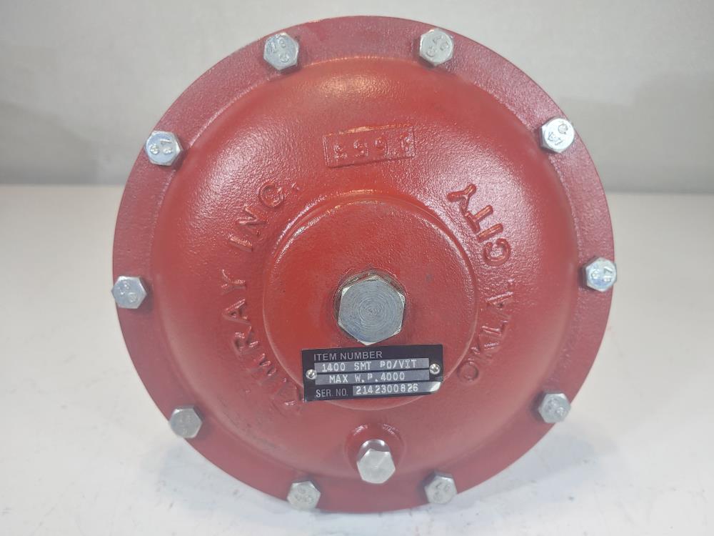 Kimray 1" NPT Stem-Guided Non-Balanced High Press. Control Valve 1400 SMT PO/VIT