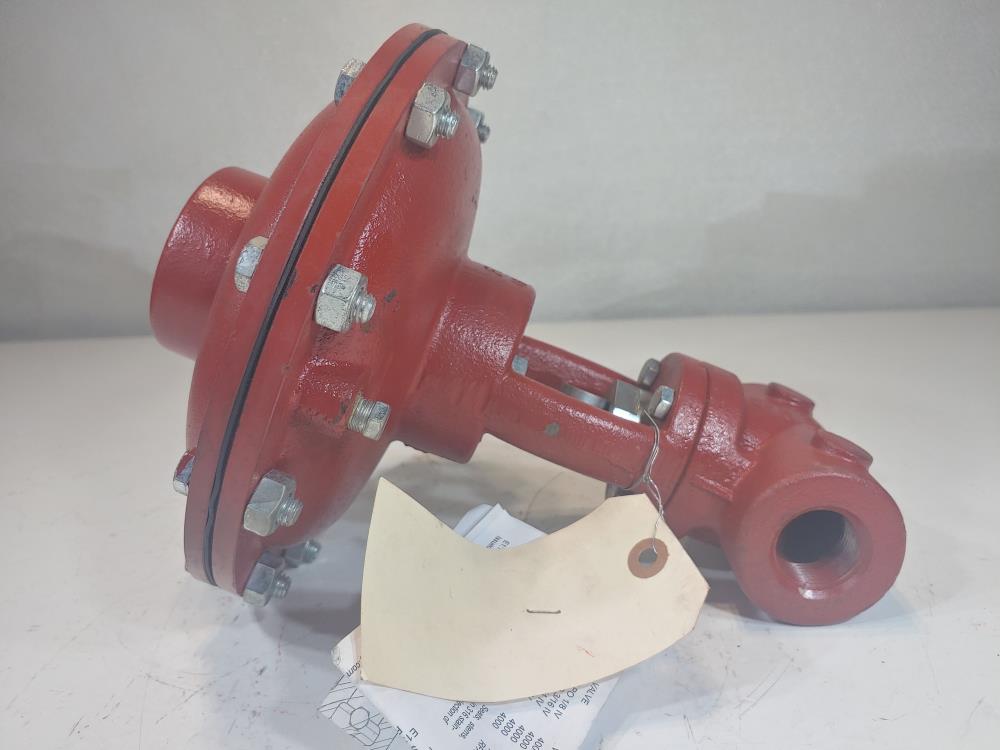 Kimray 1" NPT Stem-Guided Non-Balanced High Press. Control Valve 1400 SMT PO/VIT