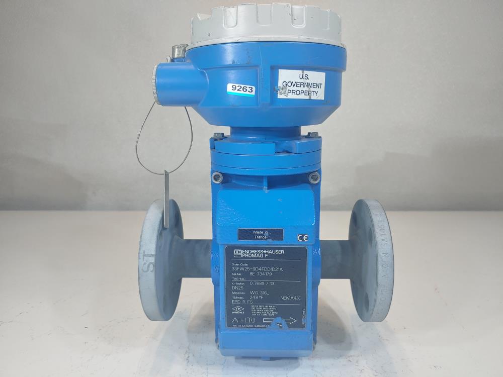 ENDRESS & HAUSER PROMAG F 33FW25-9D4FDD1D21A  ( K-Factor: 0.7689/13 )
