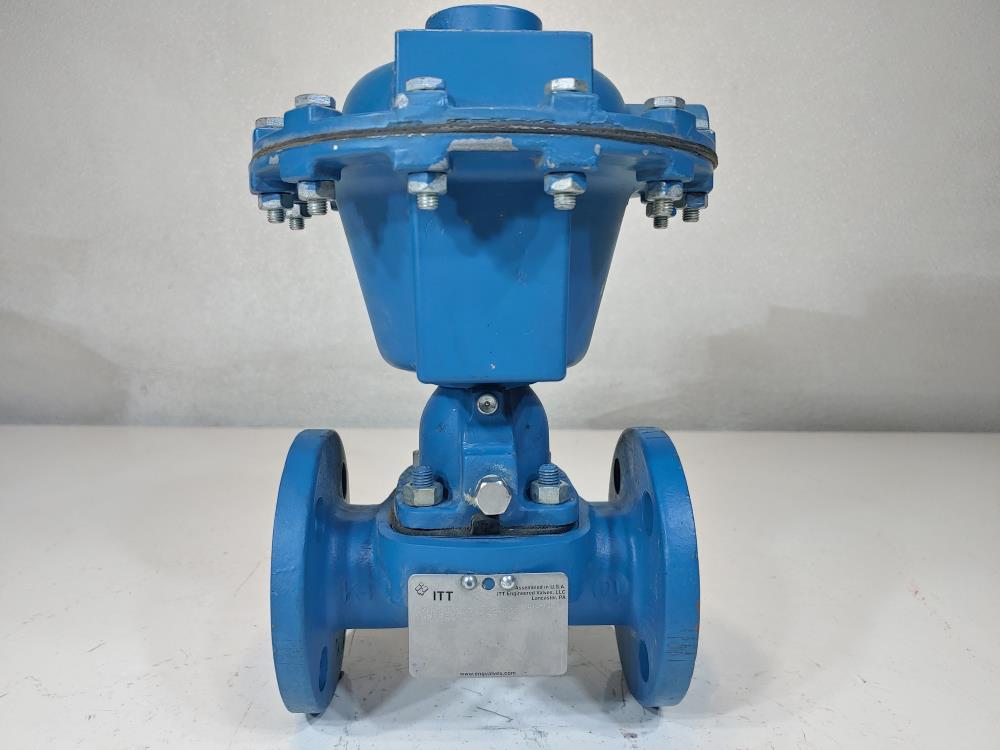 ITT Dia-Flo 1/2" Flanged Diaphragm Valve 1-2558--M-34S-3112