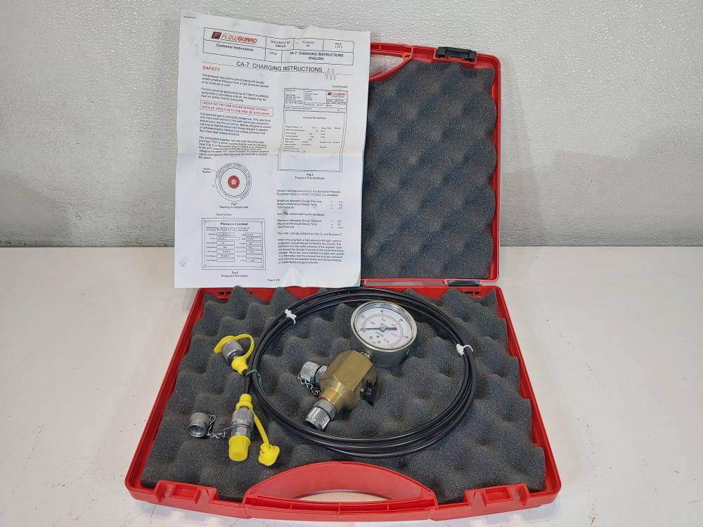 Flowguard CA-7-N-100 Charging Unit Industrial Gage Gas Valve