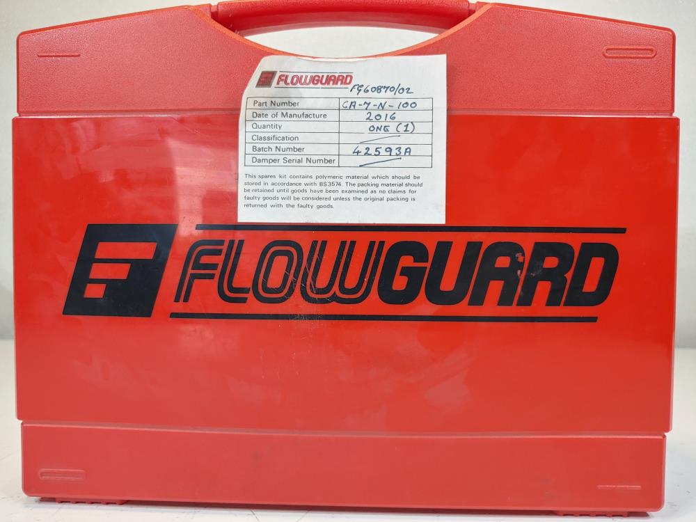 Flowguard CA-7-N-100 Charging Unit Industrial Gage Gas Valve