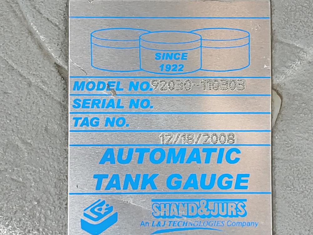 Shand & Jurs Automatic Tank Gauge #92030-110303