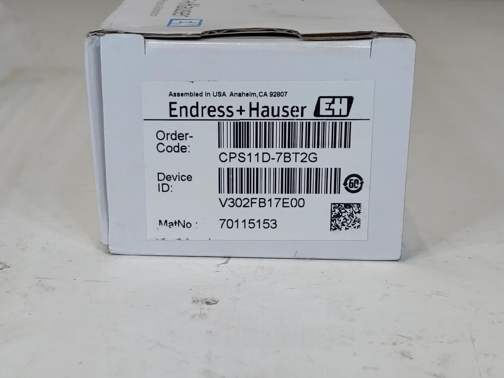 Endress Hauser Digital pH sensor Orbisint CPS11D-7BT2G