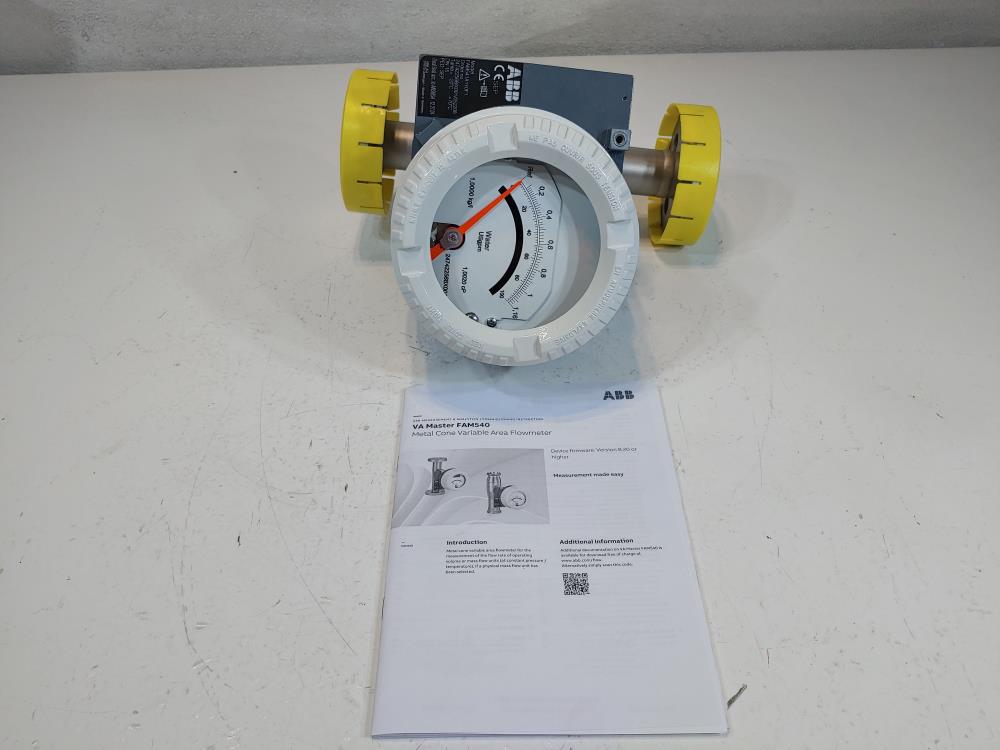 ABB Variable Area Flow Meter Model#: FAM541A1Y0F1