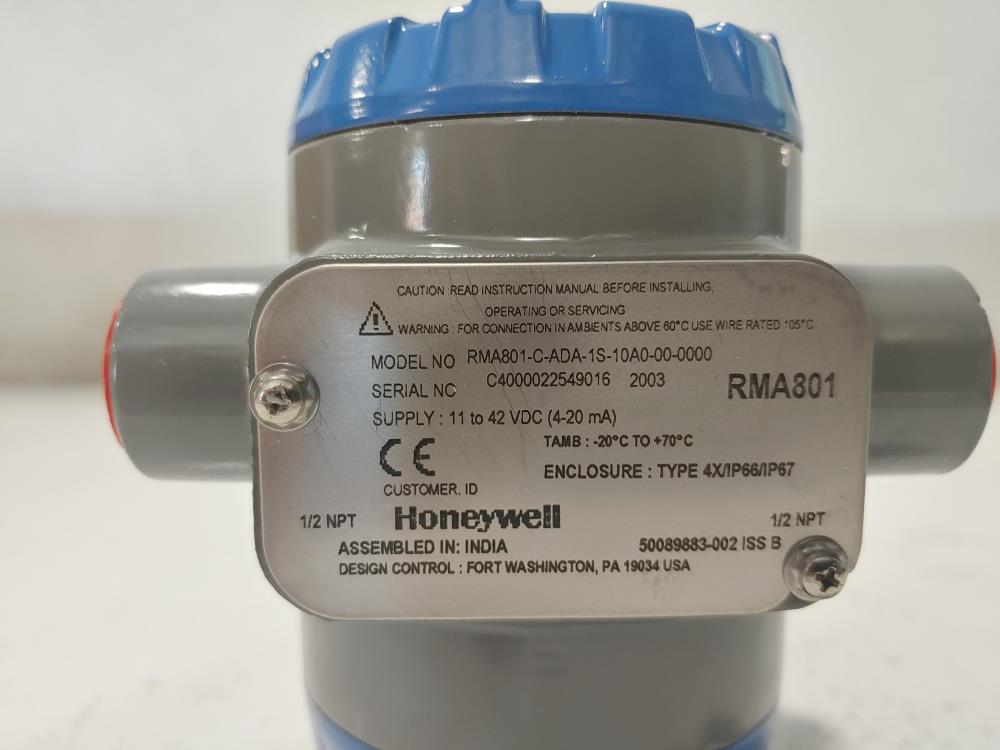 Honeywell Smartline RMA801 Remote Indicator Transmitter  RMA801-C-ADA-1S-10A0-0