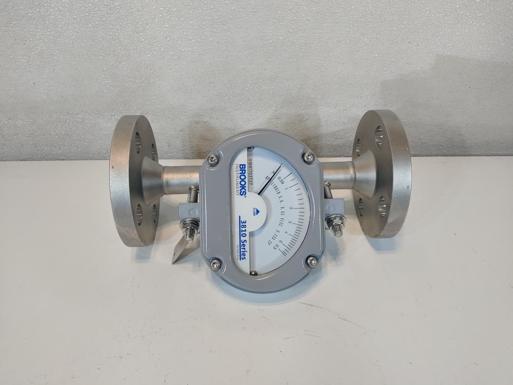 Brooks 1"  300# Flanged Metal Tube Variable Area Flowmeter 3809GAC08DGAB1A00000