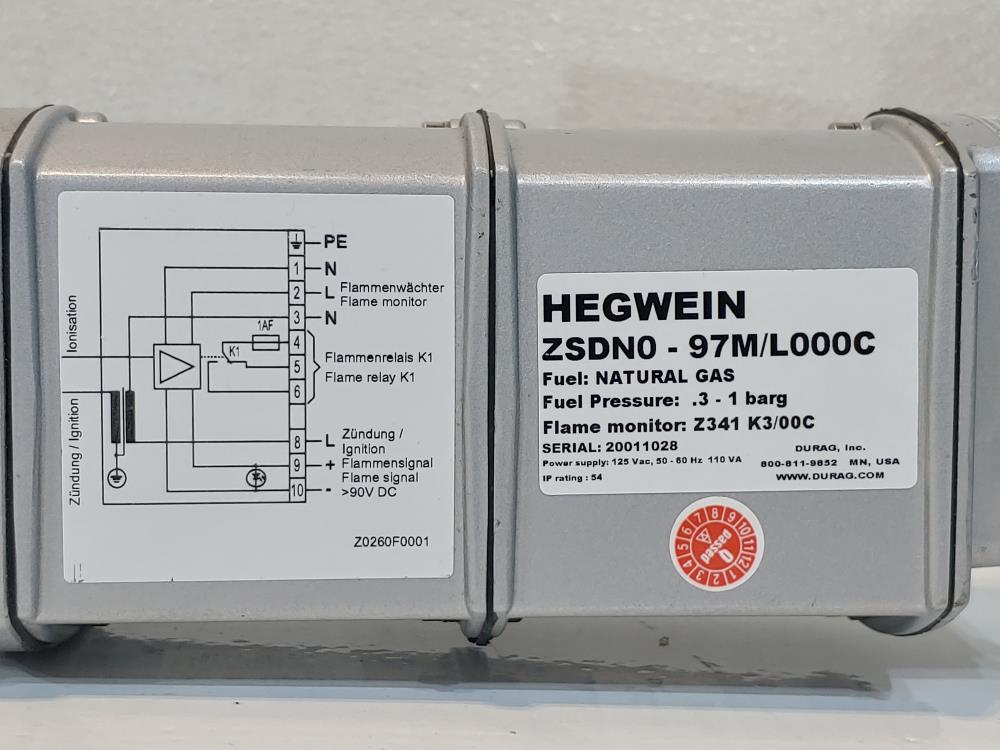 John Hegwein ZSDN0 -97M/L000C Gas Flame  Flare Ignitor