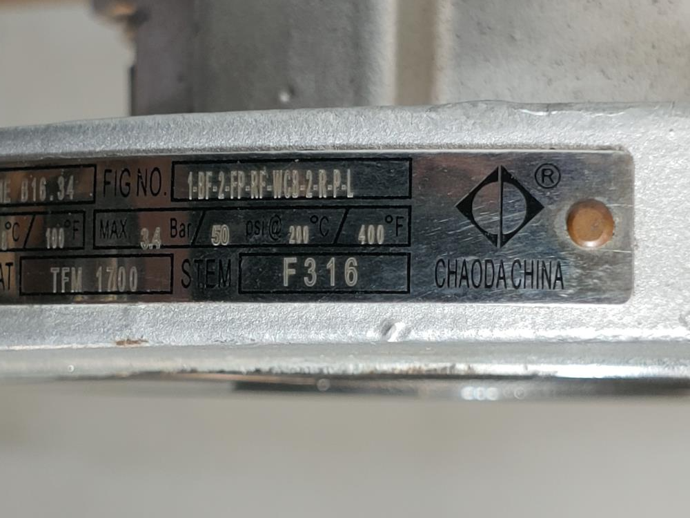 Chaoda 3" 150# RF FP Ball Valve WCB FIG#: 1-BF-2-FP-RF-WCB-2-R-P-L