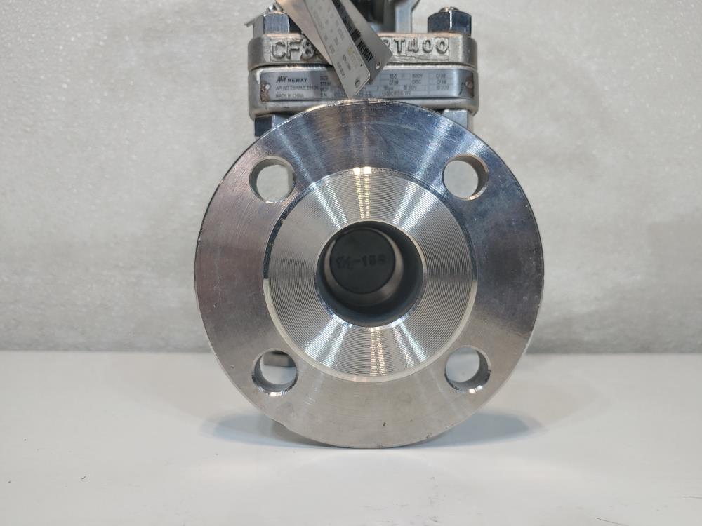 Neway 1-1/2" 150# CF8M Gate Valve 15GDC1RG10-TFE