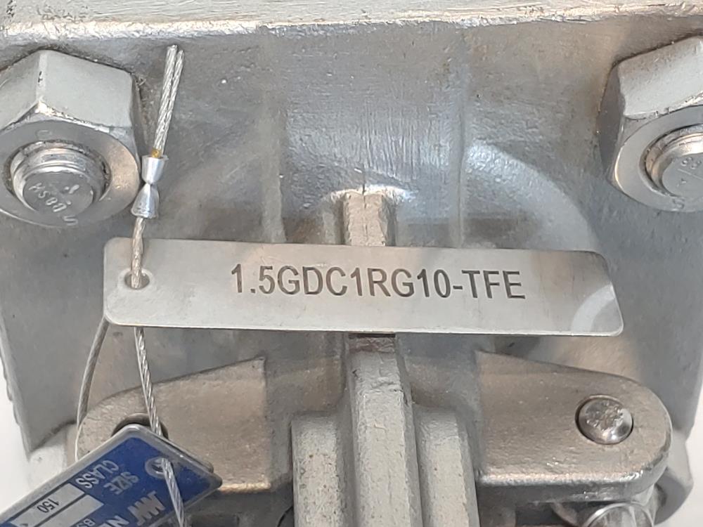 Neway 1-1/2" 150# CF8M Gate Valve 15GDC1RG10-TFE