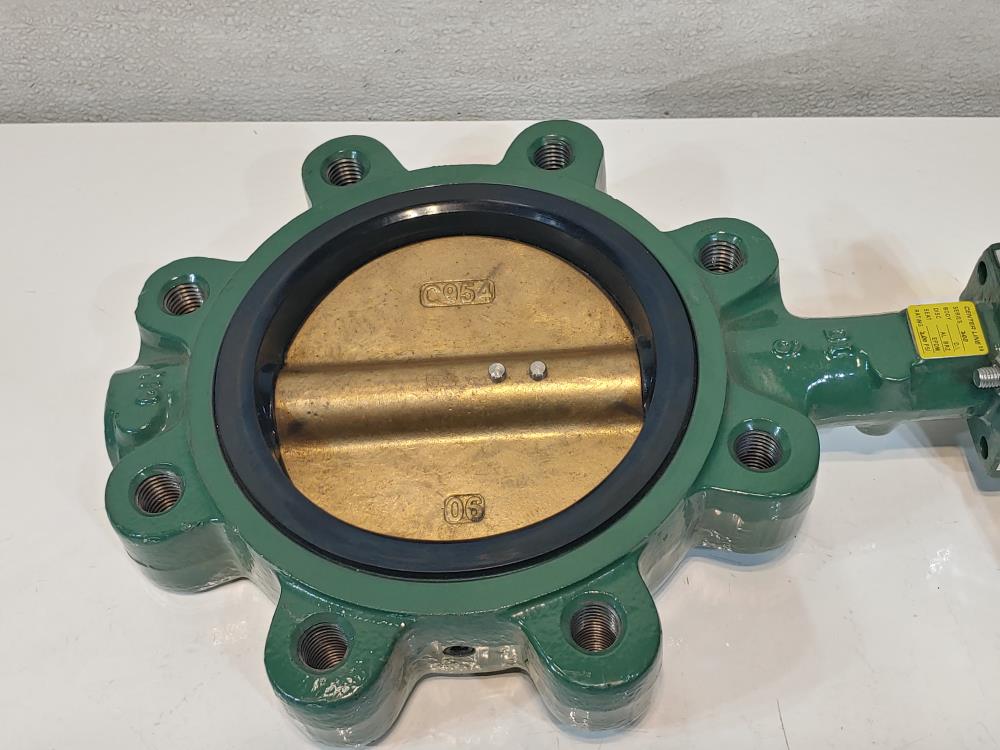 Centerline 6" 200# Series 200 Lug Butterfly Valve - DI/Bronze