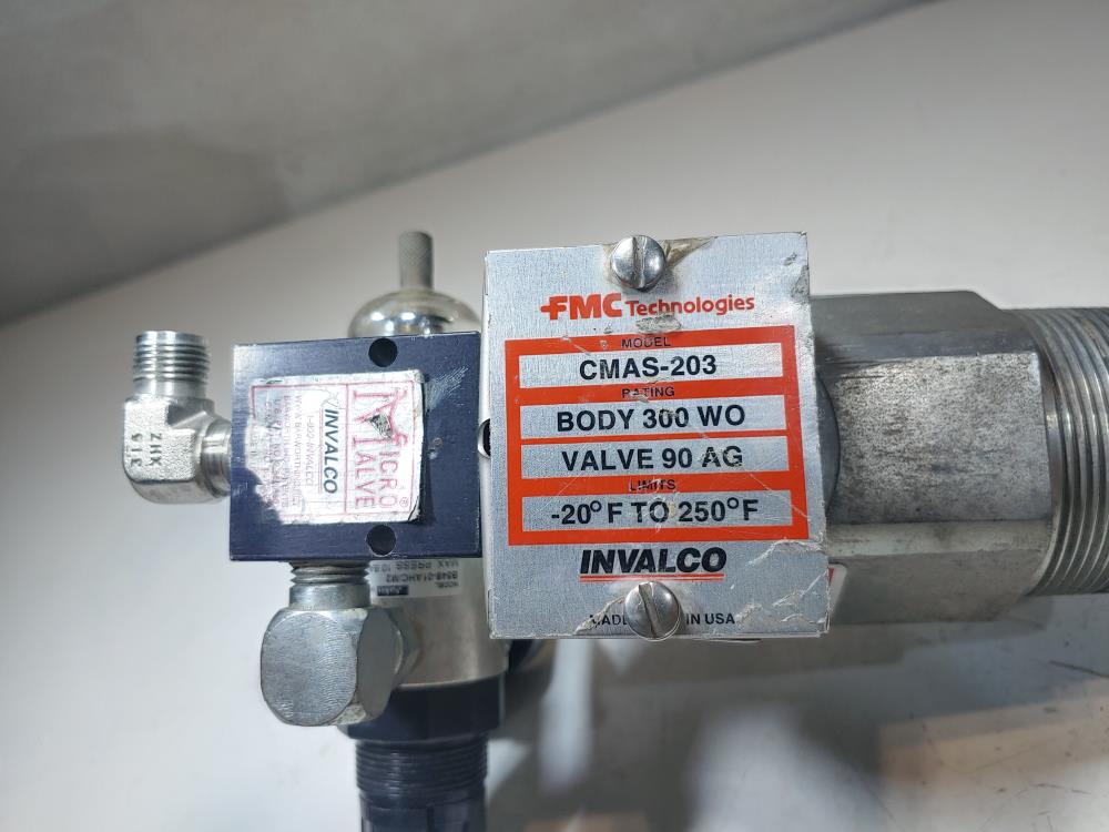 FMC Invalco CMAS-203 Snap Action Float Operated Pneumatic Liquid Level Control