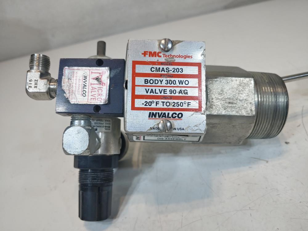 FMC Invalco CMAS-203 Snap Action Float Operated Pneumatic Liquid Level Control