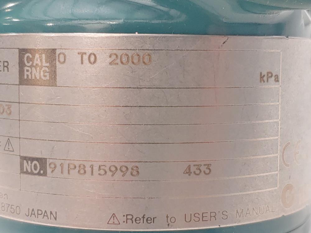 YOKOGAWA S1 DP Harp Transmitter Model EJX630A w/ Manifold