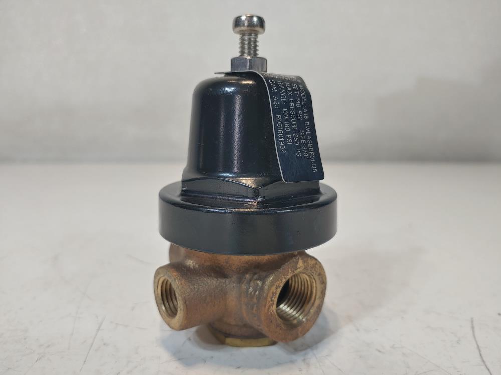 Cash Valve Pressure Regulator: A16