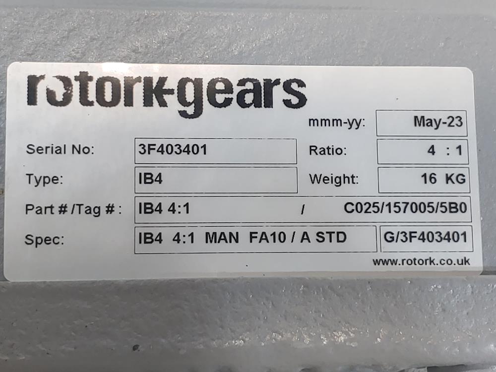 Rotork Gears Gear Reducer IB4