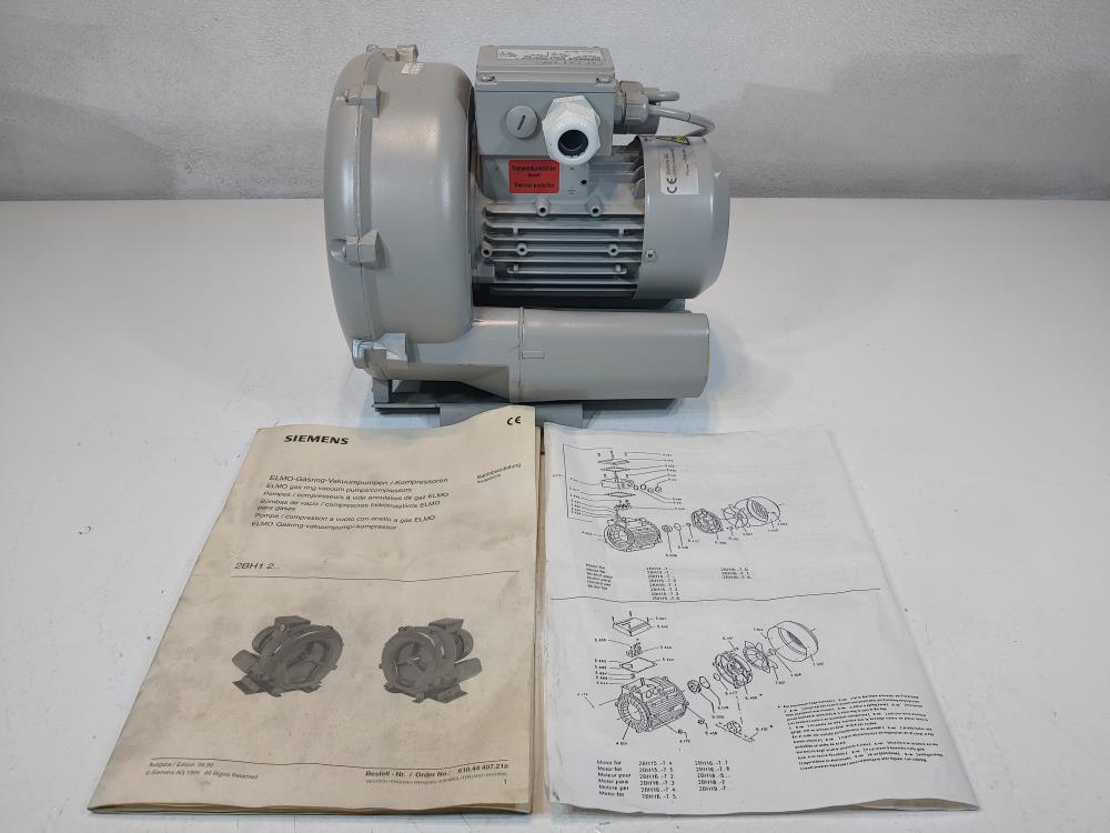 Siemens Elmo ELMO-G 2BH1200-7AV05-Z Blower 