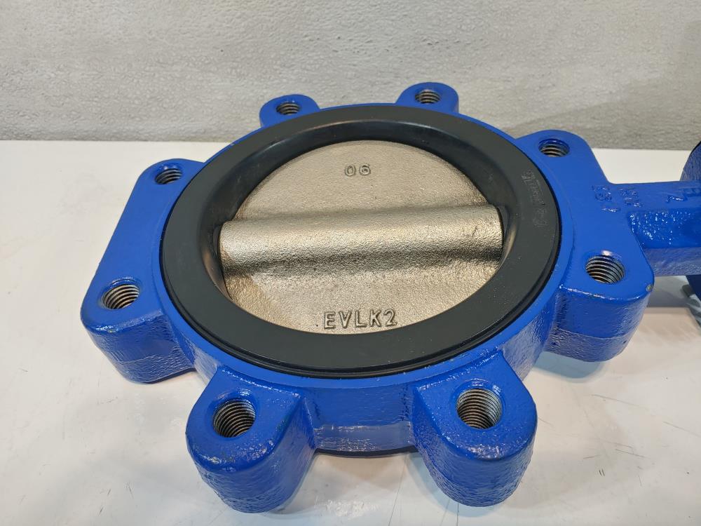 ABZ 6" Ductile Iron Butterfly Valve API609 250 PSI, SS416