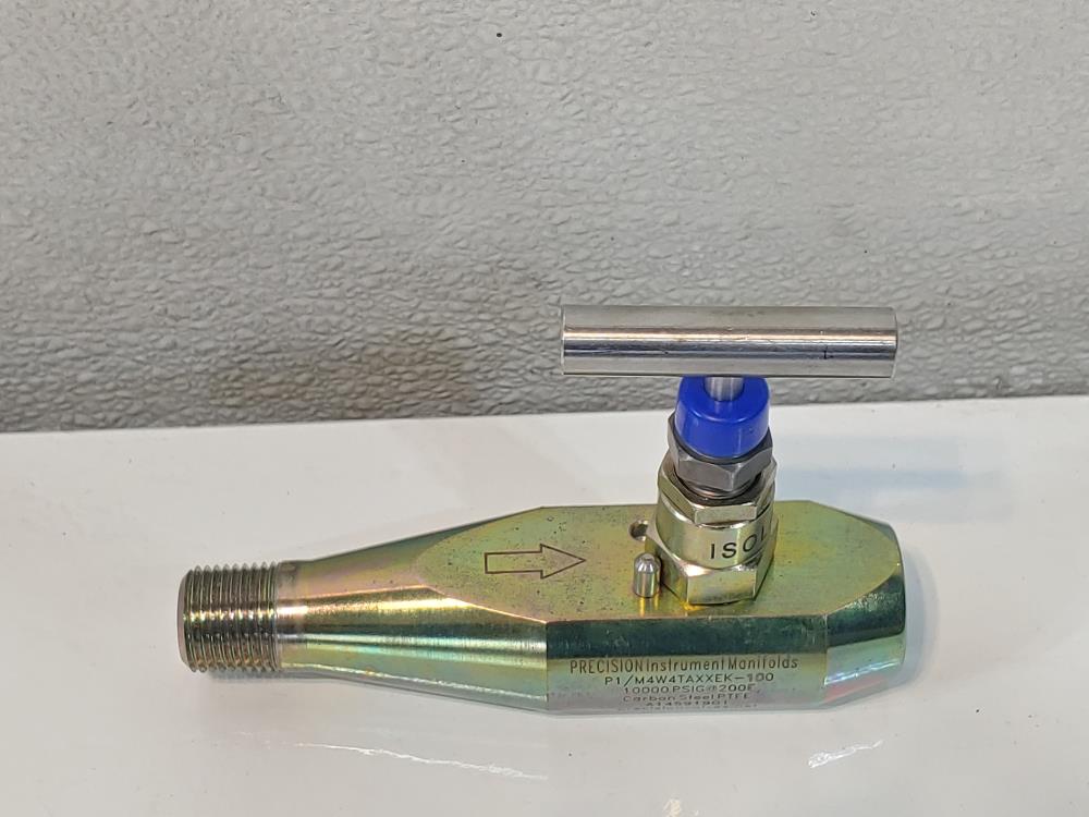 Precision Instruments 1/2" NPT CS Manifold Valve P1/M4W4TAXXEK-100