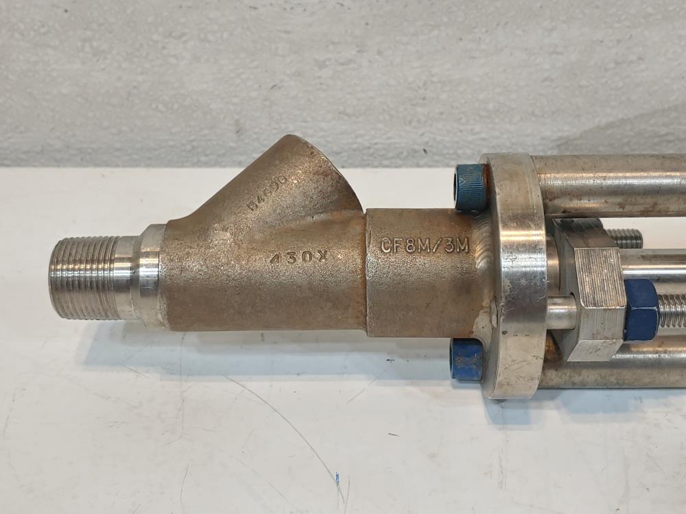 Fetterolf 3/4" X 1/2" CF8M-3M Sampling Valve 9115