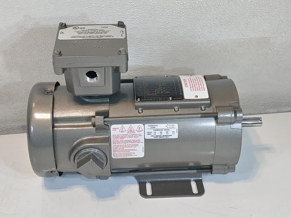 Baldor Reliance .5 H.P CDPX3430 Hazardous Location Electric Motor 