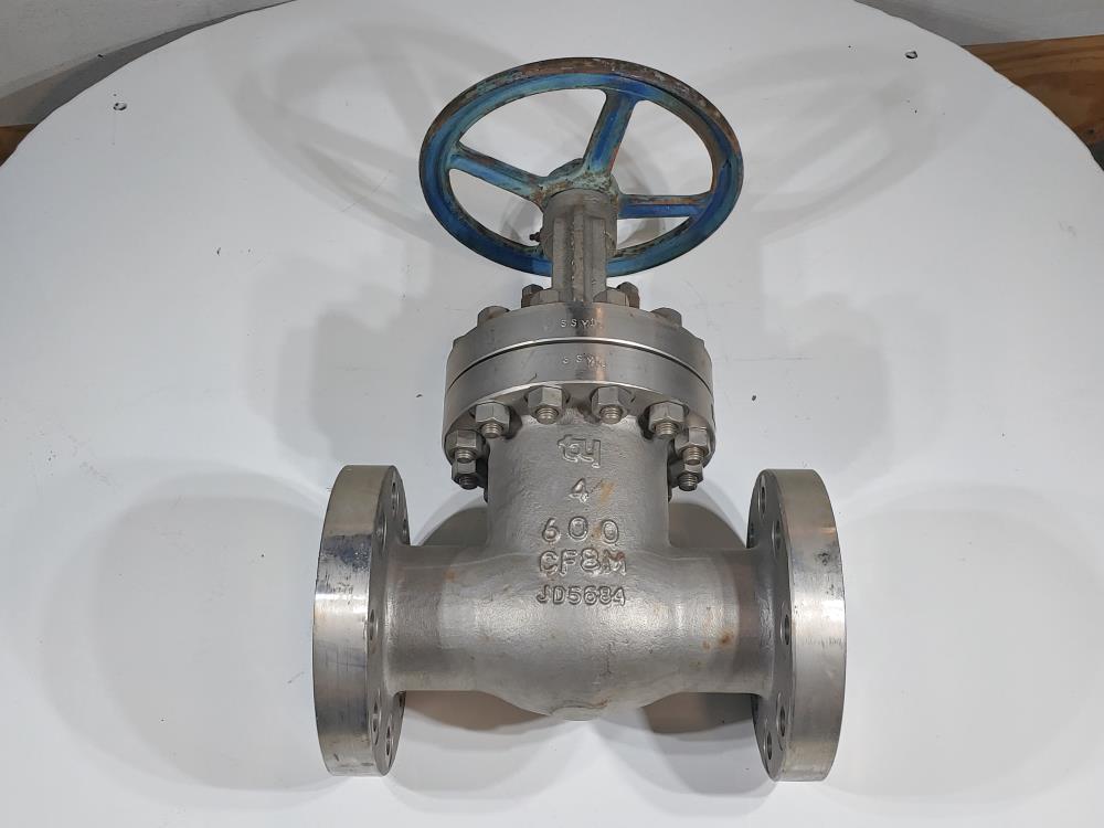 TY 4" 600# CF8M Gate Valve FIG: 301RF0912