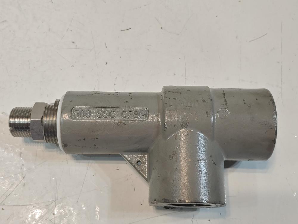 FulFlo 1"x1" Stainless Relief Valve  