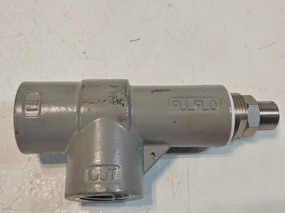 FulFlo 1"x1" Stainless Relief Valve  