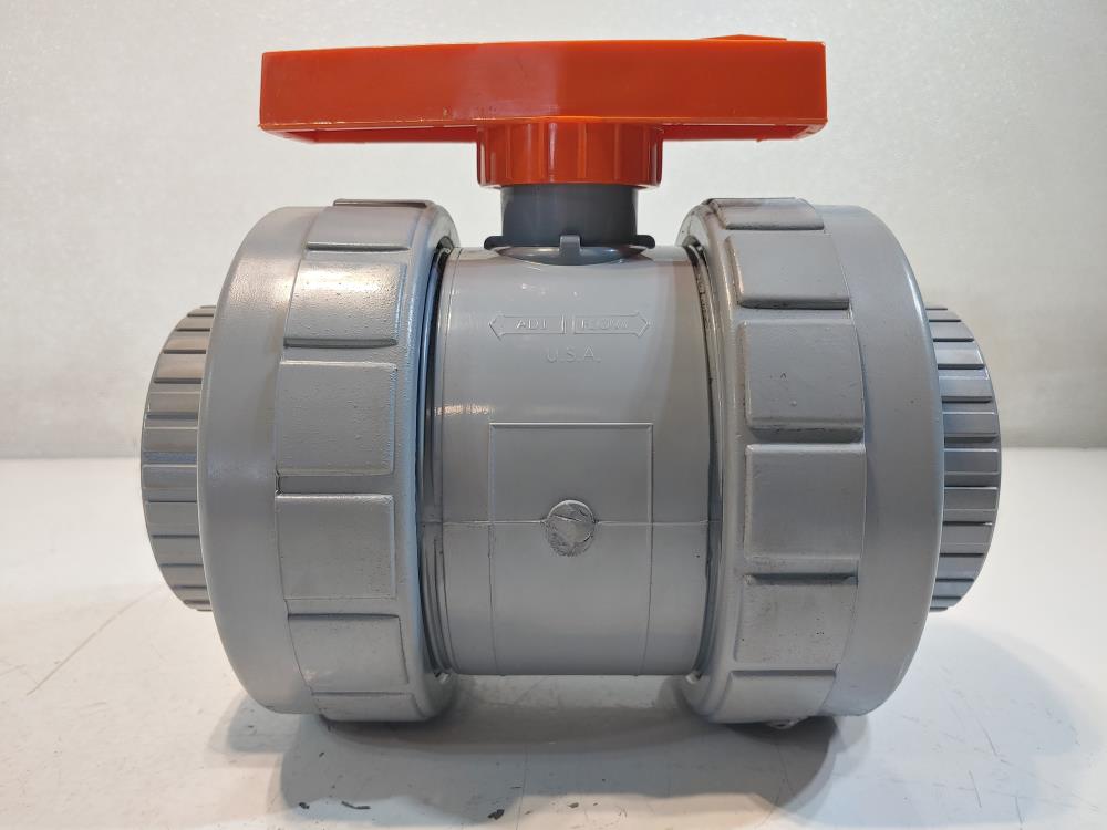 Nibco 3" Chemtrol, Socket, Tru-Bloc Tru Union, CPVC Ball Valve